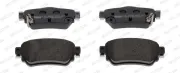 Bremsbelagsatz, Scheibenbremse Hinterachse FERODO FDB4842