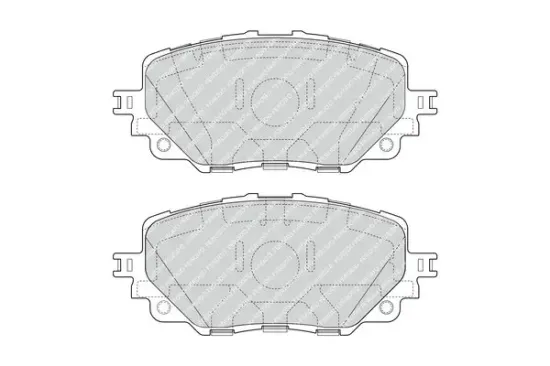 Bremsbelagsatz, Scheibenbremse Vorderachse FERODO FDB4873 Bild Bremsbelagsatz, Scheibenbremse Vorderachse FERODO FDB4873