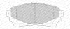 Bremsbelagsatz, Scheibenbremse Vorderachse FERODO FDB4891 Bild Bremsbelagsatz, Scheibenbremse Vorderachse FERODO FDB4891