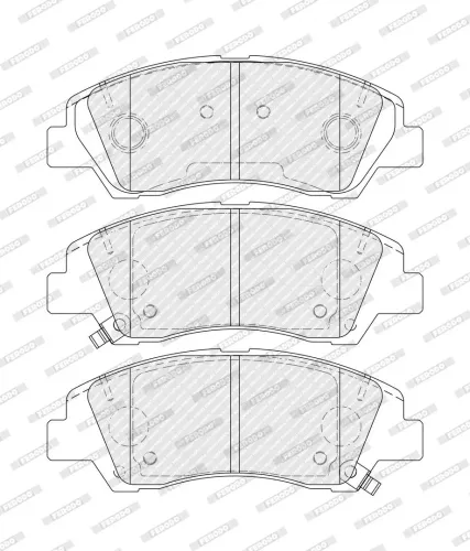 Bremsbelagsatz, Scheibenbremse Vorderachse FERODO FDB4920 Bild Bremsbelagsatz, Scheibenbremse Vorderachse FERODO FDB4920