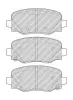 Bremsbelagsatz, Scheibenbremse Hinterachse FERODO FDB4925 Bild Bremsbelagsatz, Scheibenbremse Hinterachse FERODO FDB4925