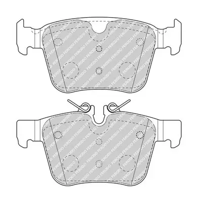 Bremsbelagsatz, Scheibenbremse FERODO FDB4927 Bild Bremsbelagsatz, Scheibenbremse FERODO FDB4927