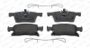 Bremsbelagsatz, Scheibenbremse Vorderachse FERODO FDB4934 Bild Bremsbelagsatz, Scheibenbremse Vorderachse FERODO FDB4934