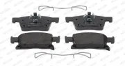 Bremsbelagsatz, Scheibenbremse Vorderachse FERODO FDB4934