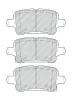 Bremsbelagsatz, Scheibenbremse Hinterachse FERODO FDB4938 Bild Bremsbelagsatz, Scheibenbremse Hinterachse FERODO FDB4938