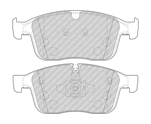 Bremsbelagsatz, Scheibenbremse FERODO FDB4943 Bild Bremsbelagsatz, Scheibenbremse FERODO FDB4943