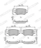 Bremsbelagsatz, Scheibenbremse Hinterachse FERODO FDB4944 Bild Bremsbelagsatz, Scheibenbremse Hinterachse FERODO FDB4944