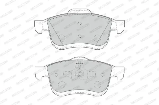 Bremsbelagsatz, Scheibenbremse FERODO FDB4951 Bild Bremsbelagsatz, Scheibenbremse FERODO FDB4951