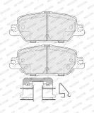 Bremsbackensatz Hinterachse FERODO FSB41