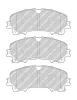 Bremsbelagsatz, Scheibenbremse Vorderachse FERODO FDB4998 Bild Bremsbelagsatz, Scheibenbremse Vorderachse FERODO FDB4998