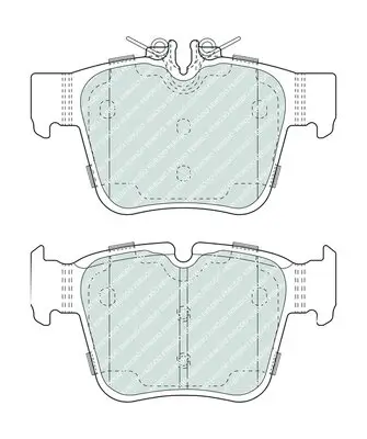 Bremsbelagsatz, Scheibenbremse FERODO FDB5017 Bild Bremsbelagsatz, Scheibenbremse FERODO FDB5017
