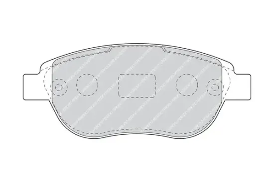 Bremsbelagsatz, Scheibenbremse FERODO FDB5028 Bild Bremsbelagsatz, Scheibenbremse FERODO FDB5028