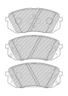 Bremsbelagsatz, Scheibenbremse FERODO FDB5039 Bild Bremsbelagsatz, Scheibenbremse FERODO FDB5039