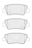Bremsbelagsatz, Scheibenbremse Hinterachse FERODO FDB5041 Bild Bremsbelagsatz, Scheibenbremse Hinterachse FERODO FDB5041
