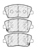 Bremsbelagsatz, Scheibenbremse Vorderachse FERODO FDB5044 Bild Bremsbelagsatz, Scheibenbremse Vorderachse FERODO FDB5044