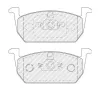 Bremsbelagsatz, Scheibenbremse FERODO FDB5069 Bild Bremsbelagsatz, Scheibenbremse FERODO FDB5069