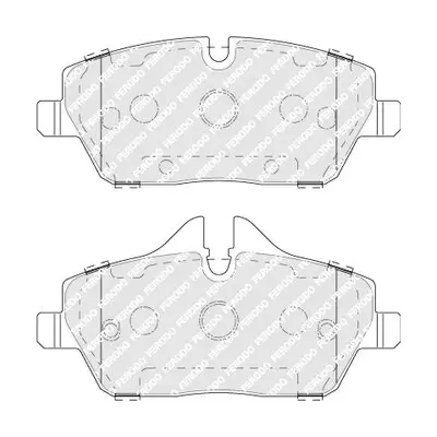 Bremsbelagsatz, Scheibenbremse Vorderachse FERODO FDB5092 Bild Bremsbelagsatz, Scheibenbremse Vorderachse FERODO FDB5092