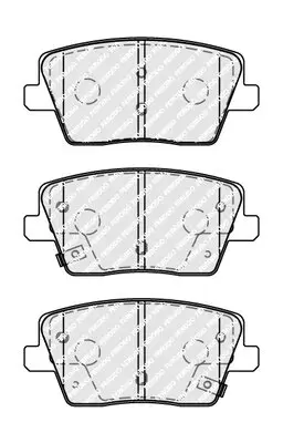 Bremsbelagsatz, Scheibenbremse FERODO FDB5100 Bild Bremsbelagsatz, Scheibenbremse FERODO FDB5100