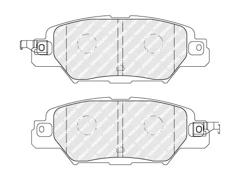 Bremsbelagsatz, Scheibenbremse Hinterachse FERODO FDB5116 Bild Bremsbelagsatz, Scheibenbremse Hinterachse FERODO FDB5116