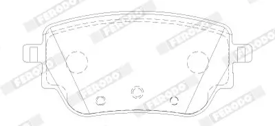 Bremsbelagsatz, Scheibenbremse FERODO FDB5183 Bild Bremsbelagsatz, Scheibenbremse FERODO FDB5183