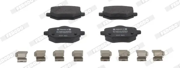 Bremsbelagsatz, Scheibenbremse Hinterachse FERODO FDB5197