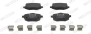 Bremsbelagsatz, Scheibenbremse Hinterachse FERODO FDB5197