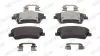 Bremsbelagsatz, Scheibenbremse Vorderachse FERODO FDB5205