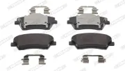 Bremsbelagsatz, Scheibenbremse Vorderachse FERODO FDB5205
