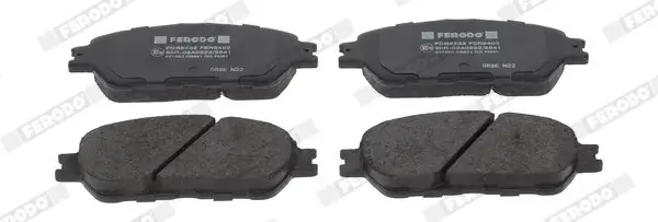 Bremsbelagsatz, Scheibenbremse Vorderachse FERODO FDB5232