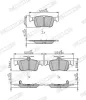 Bremsbelagsatz, Scheibenbremse Hinterachse FERODO FDB5240 Bild Bremsbelagsatz, Scheibenbremse Hinterachse FERODO FDB5240