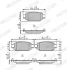 Bremsbelagsatz, Scheibenbremse Hinterachse FERODO FDB5247 Bild Bremsbelagsatz, Scheibenbremse Hinterachse FERODO FDB5247