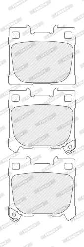 Bremsbelagsatz, Scheibenbremse Hinterachse FERODO FDB5262 Bild Bremsbelagsatz, Scheibenbremse Hinterachse FERODO FDB5262