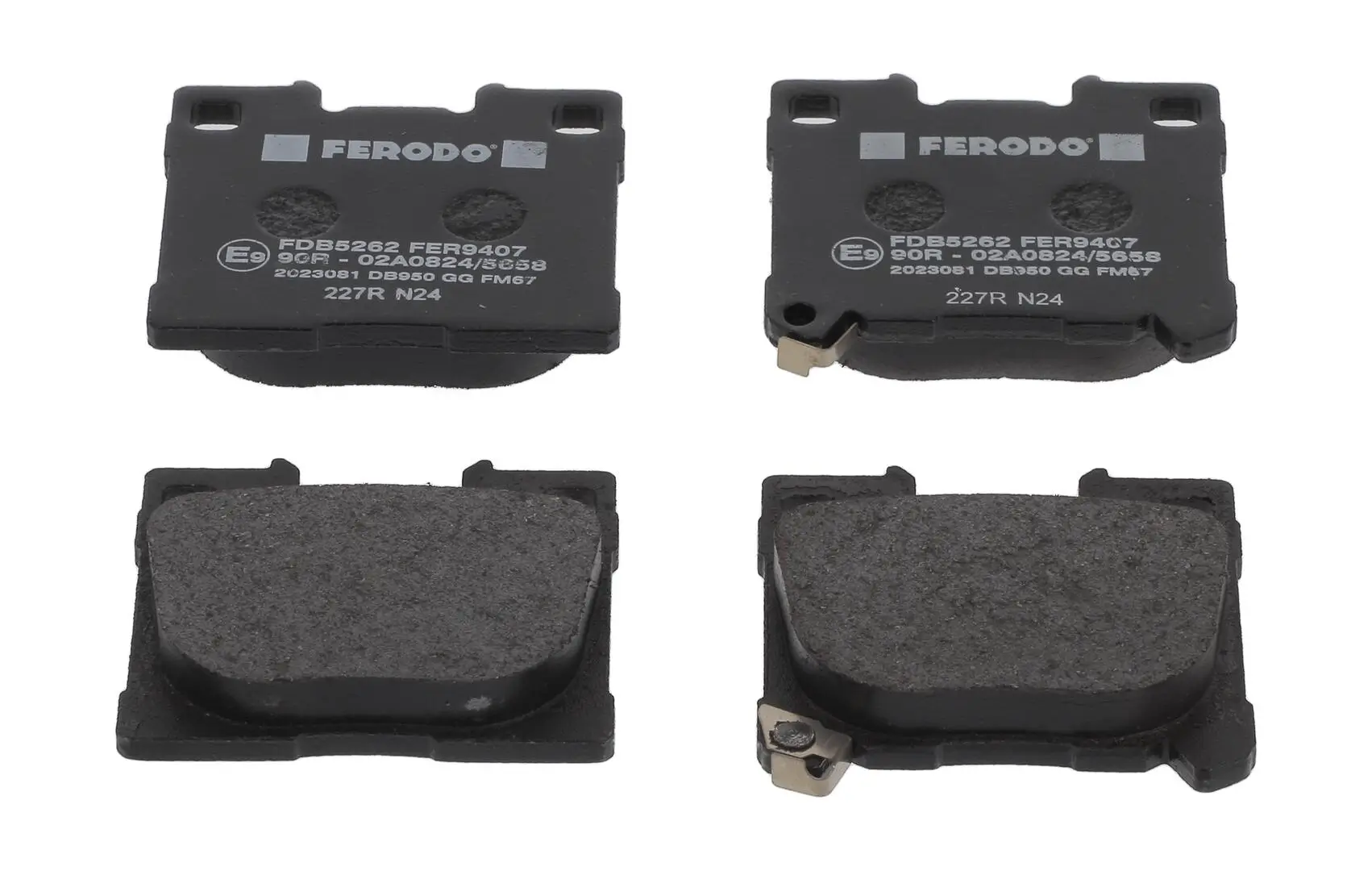 Bremsbelagsatz, Scheibenbremse Hinterachse FERODO FDB5262