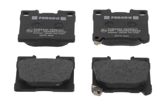 Bremsbelagsatz, Scheibenbremse Hinterachse FERODO FDB5262 Bild Bremsbelagsatz, Scheibenbremse Hinterachse FERODO FDB5262