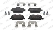 Bremsbelagsatz, Scheibenbremse Hinterachse FERODO FDB5278