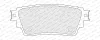 Bremsbelagsatz, Scheibenbremse Hinterachse FERODO FDB5286