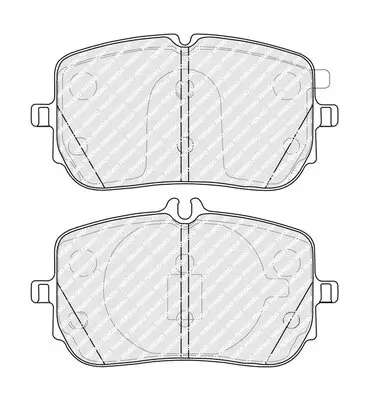 Bremsbelagsatz, Scheibenbremse FERODO FDB5288 Bild Bremsbelagsatz, Scheibenbremse FERODO FDB5288