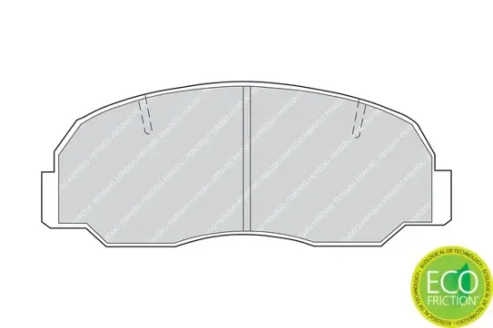 Bremsbelagsatz, Scheibenbremse FERODO FDB532 Bild Bremsbelagsatz, Scheibenbremse FERODO FDB532