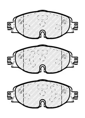 Bremsbelagsatz, Scheibenbremse Vorderachse FERODO FDB5335 Bild Bremsbelagsatz, Scheibenbremse Vorderachse FERODO FDB5335