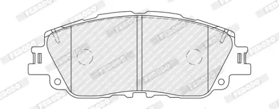 Bremsbelagsatz, Scheibenbremse FERODO FDB5348 Bild Bremsbelagsatz, Scheibenbremse FERODO FDB5348