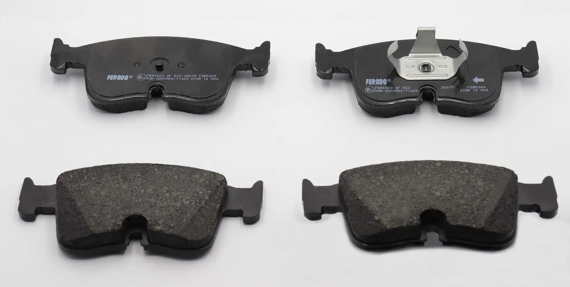 Bremsbelagsatz, Scheibenbremse Vorderachse FERODO FDB5349