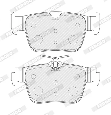 Bremsbelagsatz, Scheibenbremse Hinterachse FERODO FDB5357 Bild Bremsbelagsatz, Scheibenbremse Hinterachse FERODO FDB5357