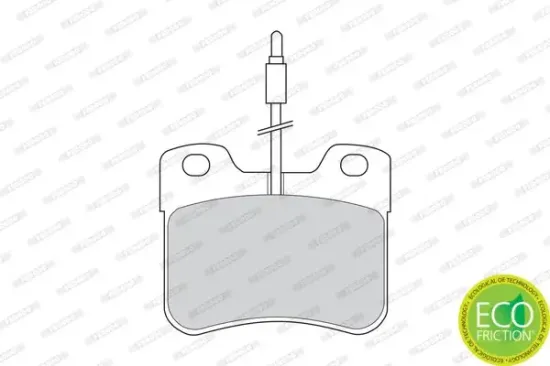 Bremsbelagsatz, Scheibenbremse Vorderachse FERODO FDB535 Bild Bremsbelagsatz, Scheibenbremse Vorderachse FERODO FDB535