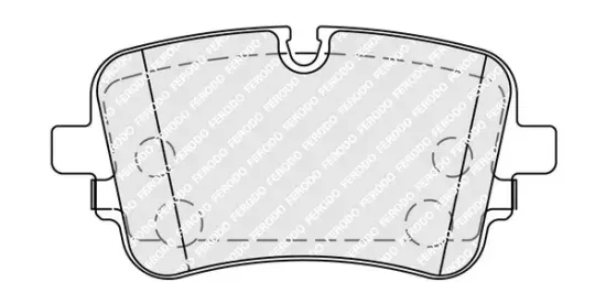Bremsbelagsatz, Scheibenbremse Hinterachse FERODO FDB5367 Bild Bremsbelagsatz, Scheibenbremse Hinterachse FERODO FDB5367