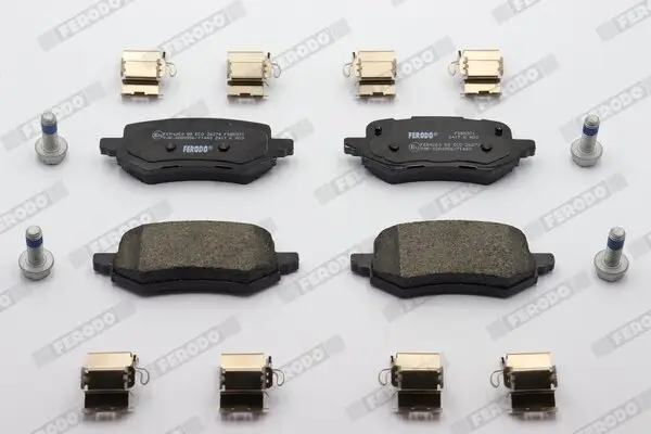 Bremsbelagsatz, Scheibenbremse Hinterachse FERODO FDB5371