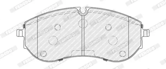 Bremsbelagsatz, Scheibenbremse Vorderachse FERODO FDB5372 Bild Bremsbelagsatz, Scheibenbremse Vorderachse FERODO FDB5372