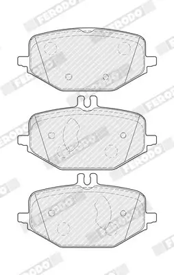 Bremsbelagsatz, Scheibenbremse Hinterachse FERODO FDB5375 Bild Bremsbelagsatz, Scheibenbremse Hinterachse FERODO FDB5375