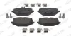 Bremsbelagsatz, Scheibenbremse Hinterachse FERODO FDB5375