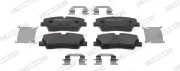 Bremsbelagsatz, Scheibenbremse Hinterachse FERODO FDB5391