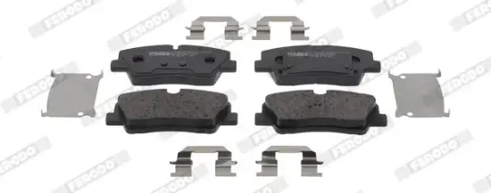 Bremsbelagsatz, Scheibenbremse Hinterachse FERODO FDB5391 Bild Bremsbelagsatz, Scheibenbremse Hinterachse FERODO FDB5391